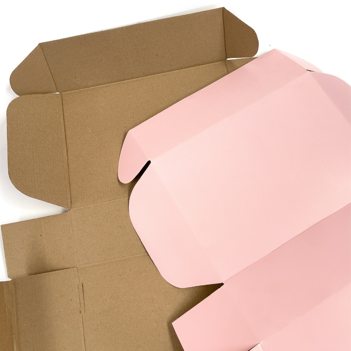 Kit Rosa Caja Grande Cartulina + Cartón