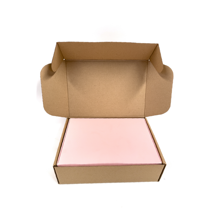 Kit Rosa Caja Grande Cartulina + Cartón