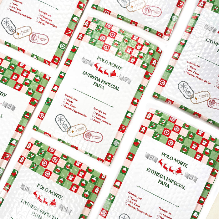 Sobres Burbuja Navidad