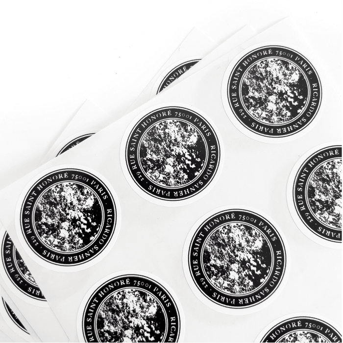 Stickers personalizados con tu logo o diseño. Pegatinas personalizadas. Etiquetas adhesivas. Calcomanias personalizadas. Mint Pages