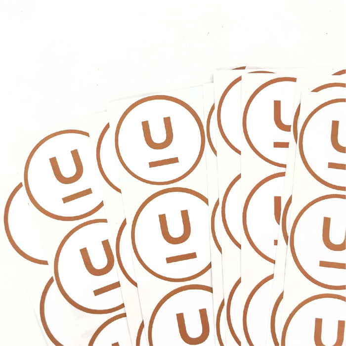 Stickers personalizados con tu logo o diseño. Pegatinas personalizadas. Etiquetas adhesivas. Calcomanias personalizadas. Mint Pages