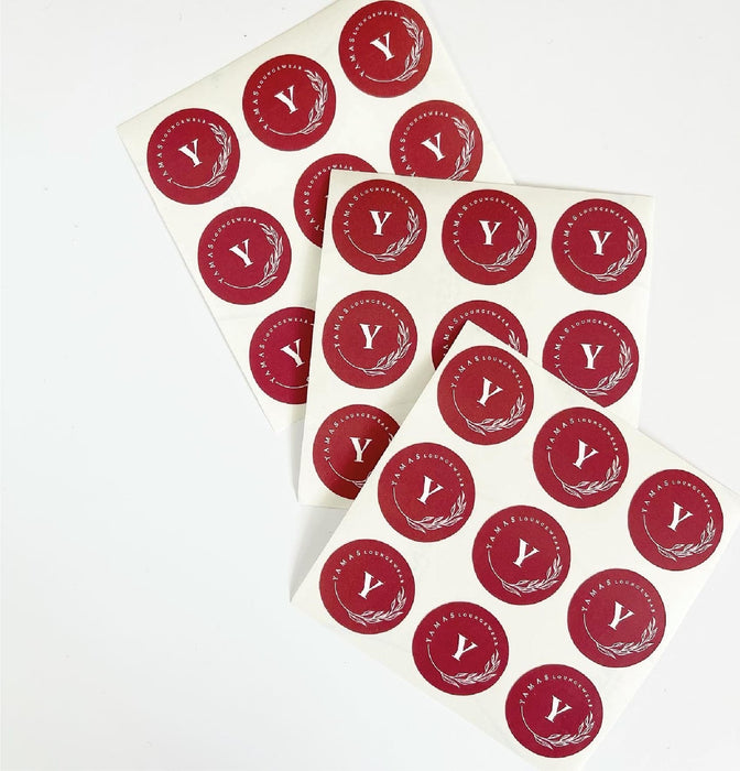 Stickers personalizados con tu logo o diseño. Pegatinas personalizadas. Etiquetas adhesivas. Calcomanias personalizadas. Mint Pages