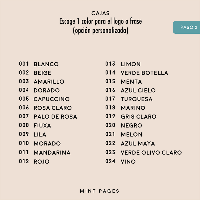 Caja de cartón chica