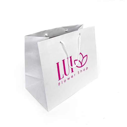 Bolsas de papel granes personalizadas con tu logo o diseño. Bolsas de papel. Bolsas de papel grandes. Mint Pages