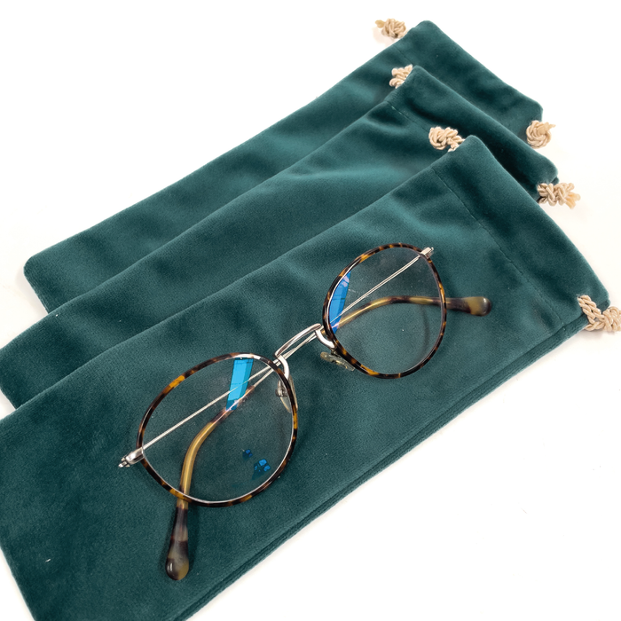 Bolsas de terciopelo para lentes 8.5x22cm