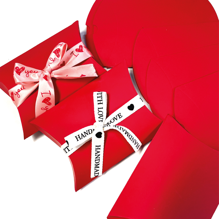 KIT 7 Almohadas Rojas + Listón