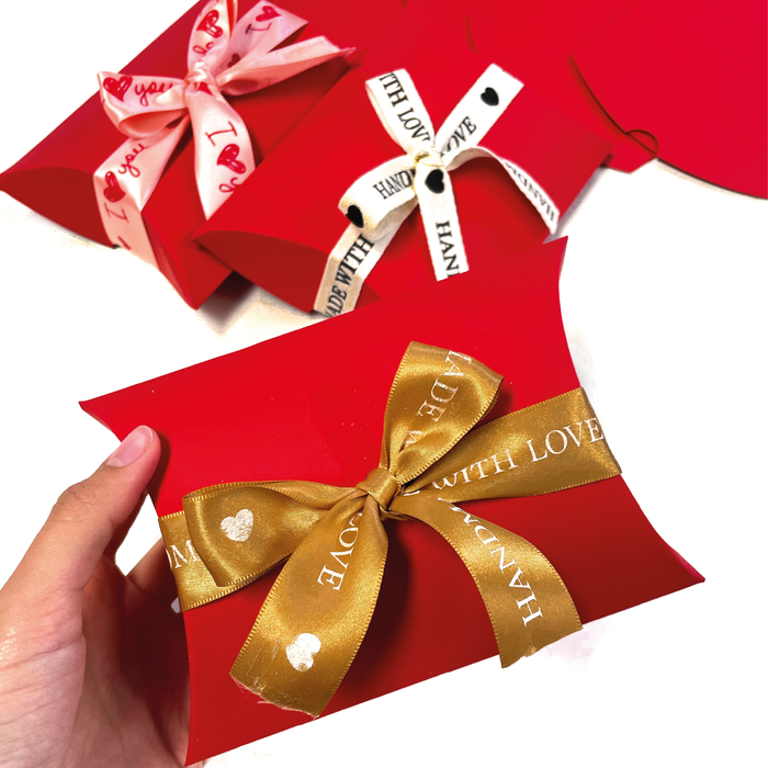 KIT 7 Almohadas Rojas + Listón