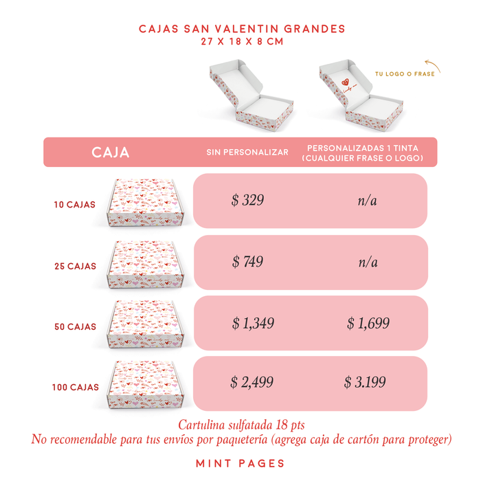 Caja Grande San Valentín
