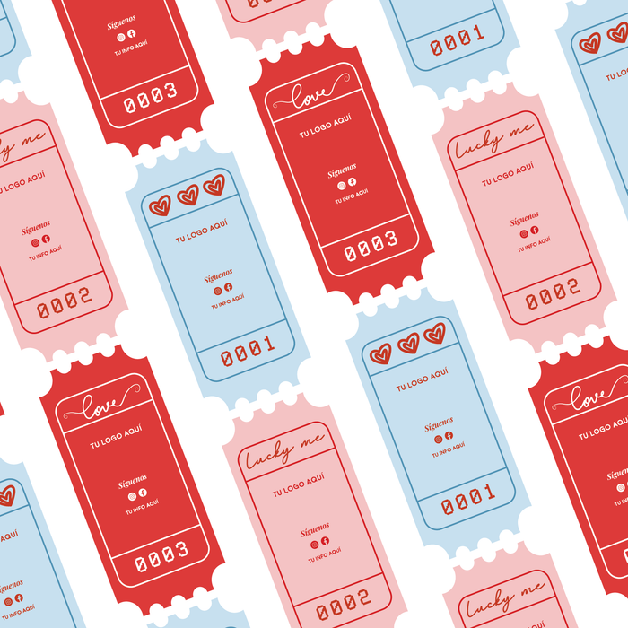 Stickers Para Cerrar Cajas San Valentín