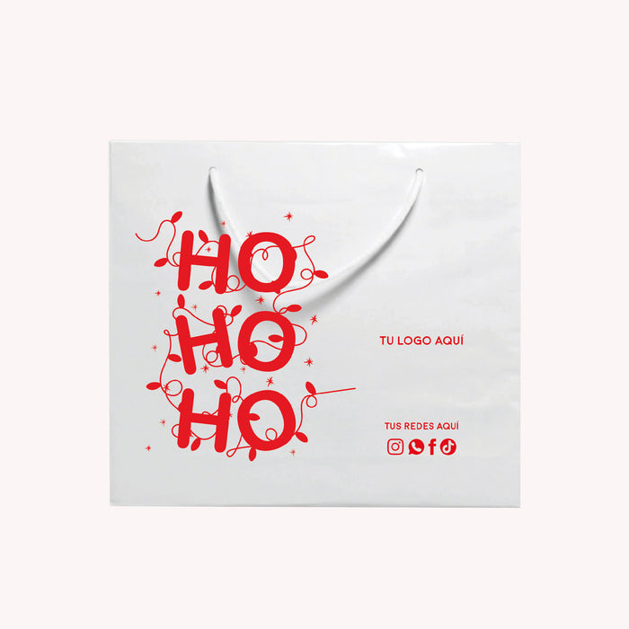Bolsa de papel Navidad