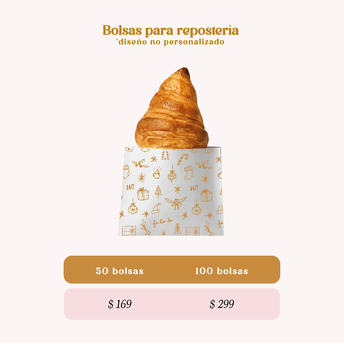 Bolsa para repostería Navidad