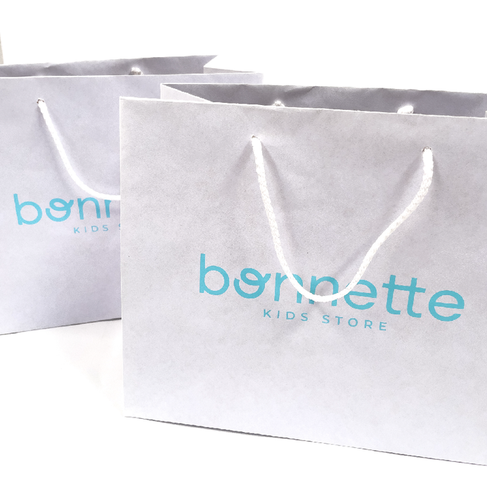 Bolsa de papel blanca grande personalizada