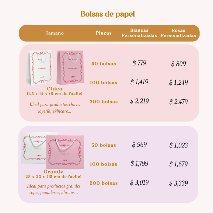 Bolsa de papel San Valentín