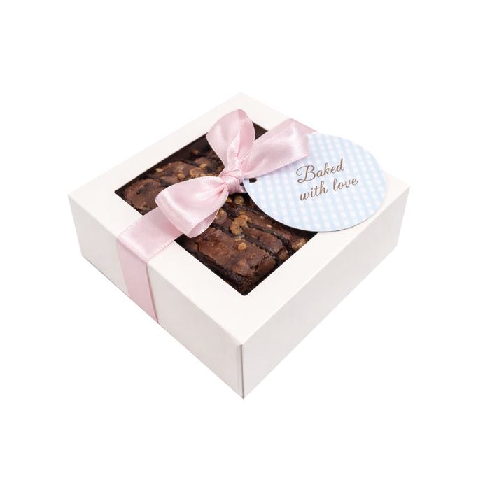 Caja 4 Brownies 9.3x9.3x4cm