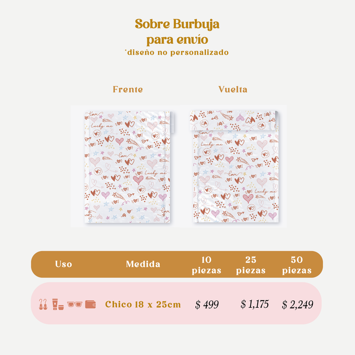 Sobres Burbuja San Valentín