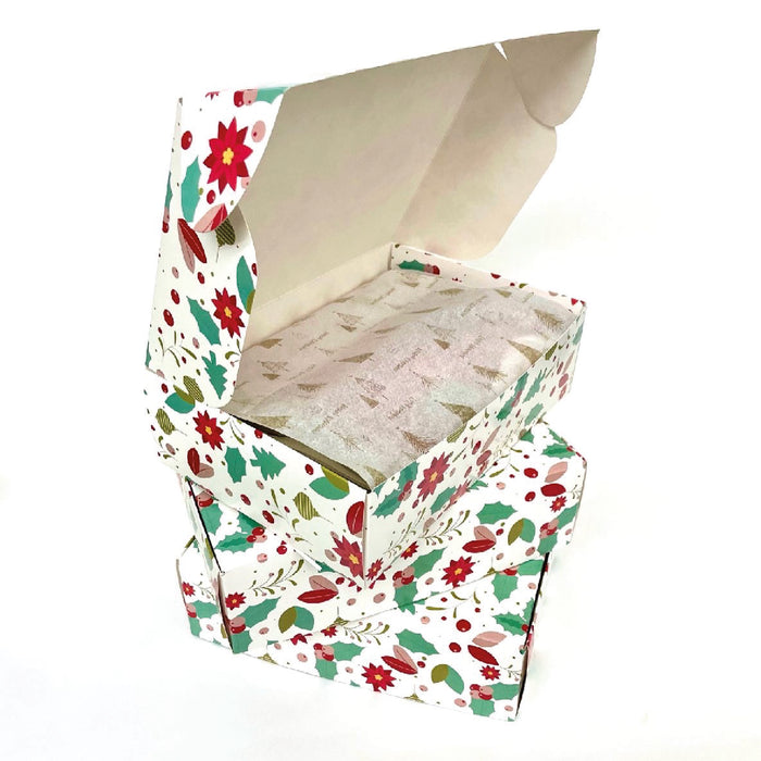 Caja Chica Hojas Navidad
