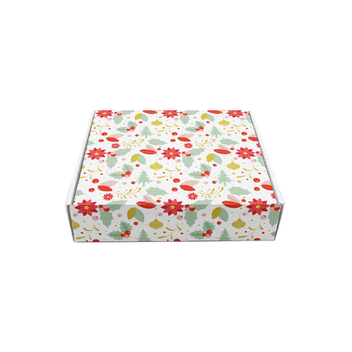 Caja Chica Hojas Navidad