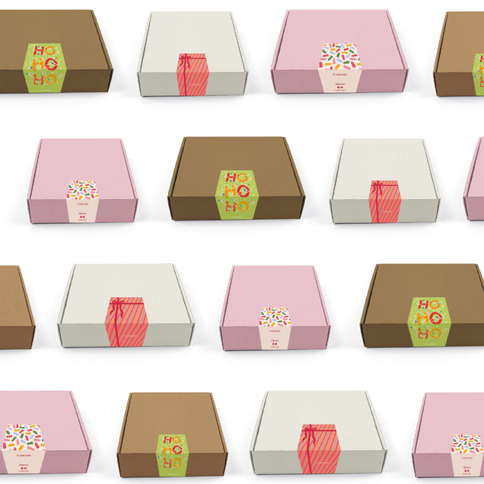 Stickers Para Cerrar Cajas Navidad