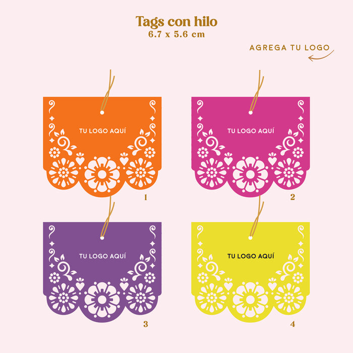 Tags de Día de Muertos
