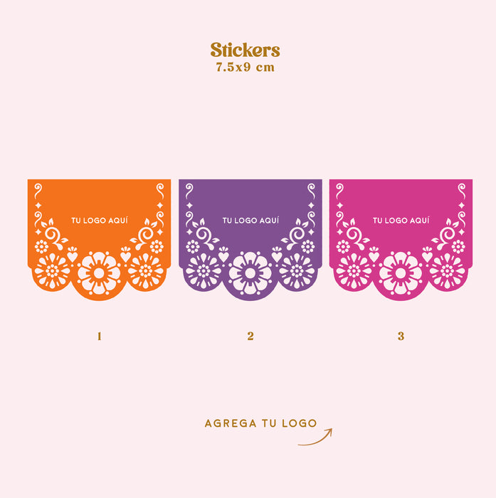 Stickers 5cm Día de Muertos