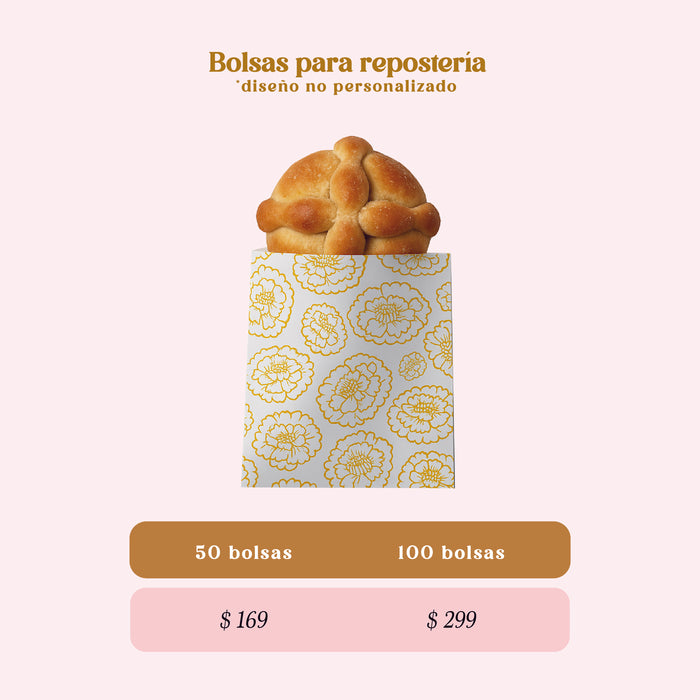 Bolsa para repostería Día de Muertos