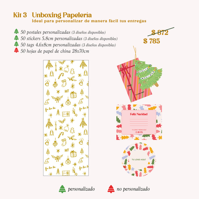 KIT 3 Unboxing Papelería