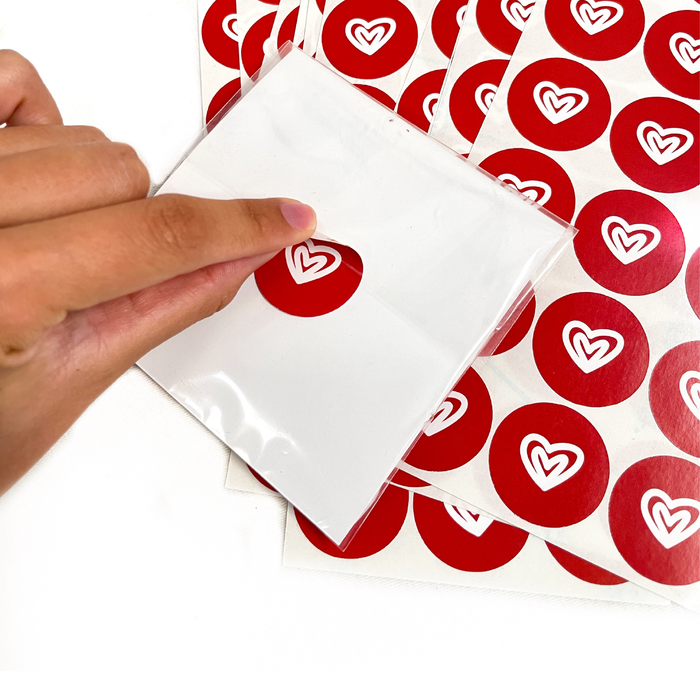 Kit 6 Tarjetas + Bolsa Celofán + Sticker