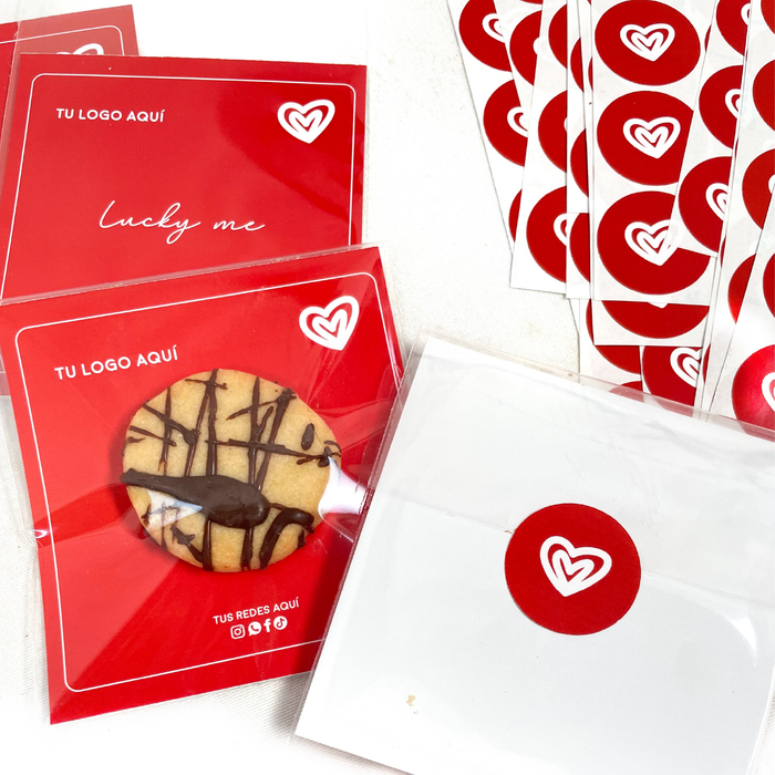 Kit 6 Tarjetas + Bolsa Celofán + Sticker