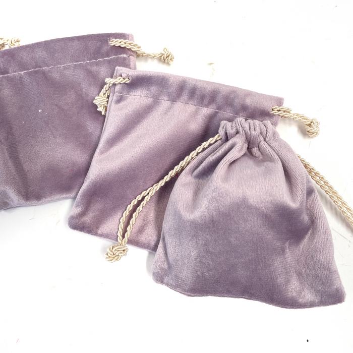 Bolsita de terciopelo joyería 10x10 cm