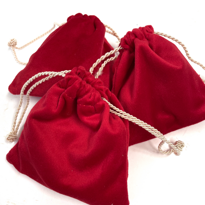 Bolsas de terciopelo bolsas, velas,tazas,maquillaje 20x20cm