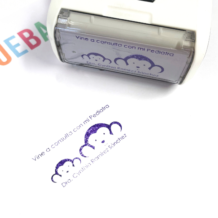 Sello autoentintable