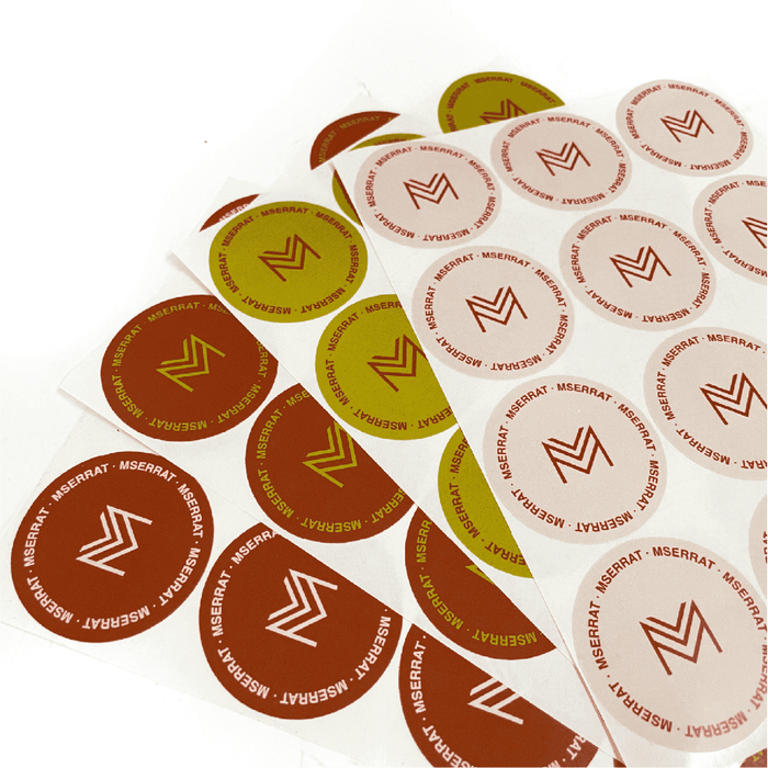 5cm stickers redondas