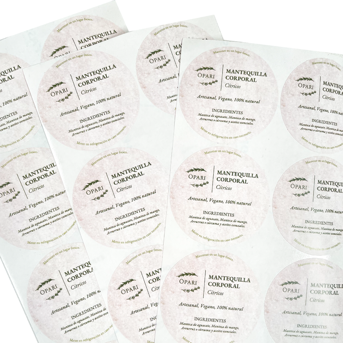 9cm stickers redondas