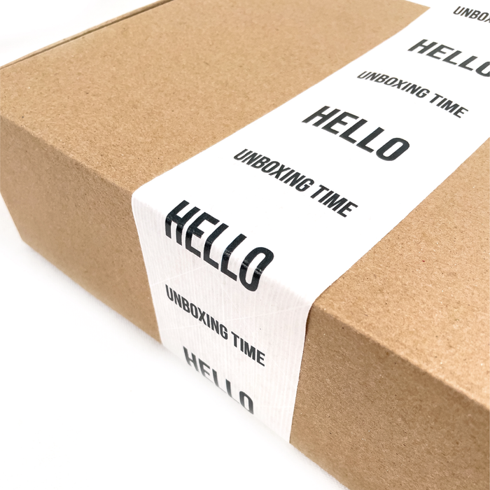 Tape Hello Unboxing Time