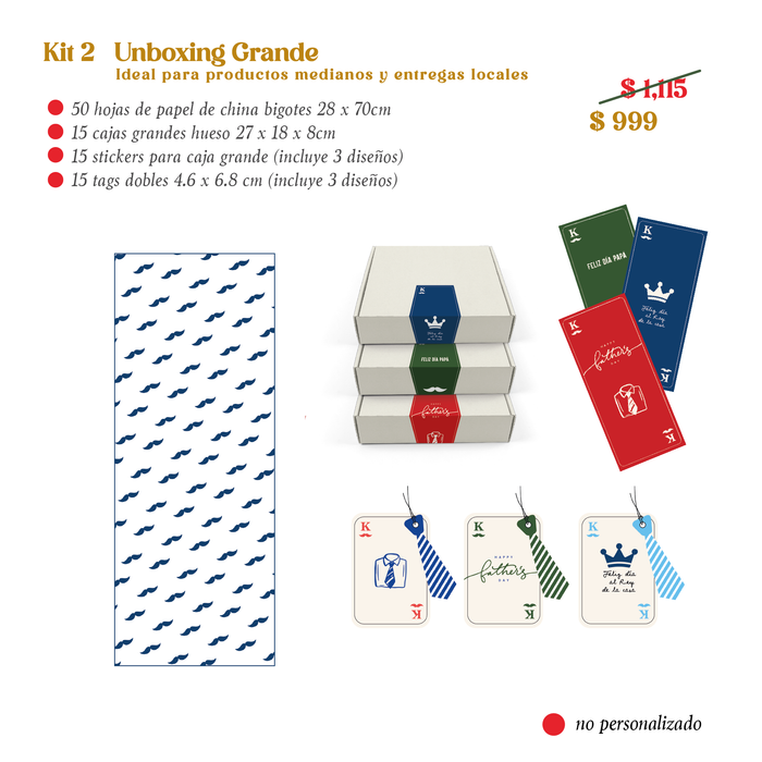 KIT 2 Unboxing Grande Papá