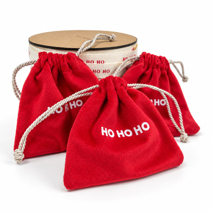 10 bolsas Ho Ho Ho Navidad