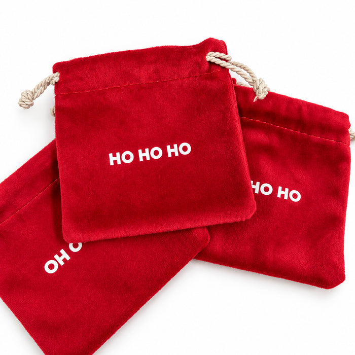 10 bolsas Ho Ho Ho Navidad
