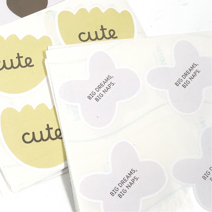 7cm stickers corte a forma