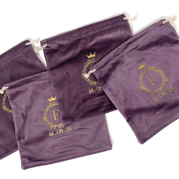 Bolsas de terciopelo joyería 10x10cm