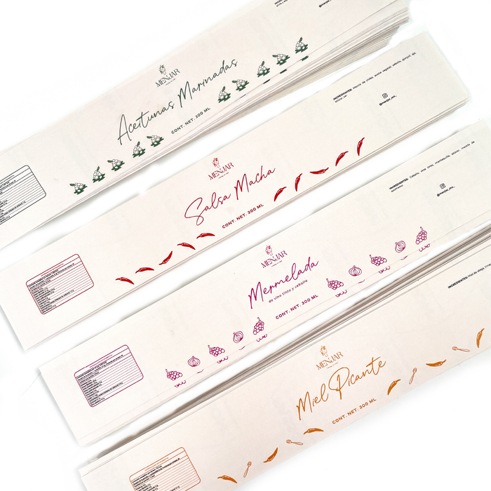 15x3cm stickers