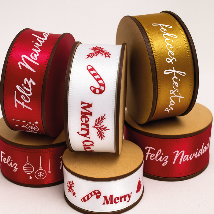 Listón de Navidad Entrega inmediata