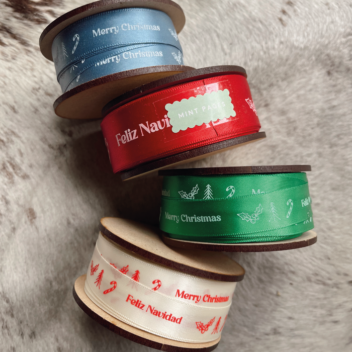 Listón de Navidad Entrega inmediata