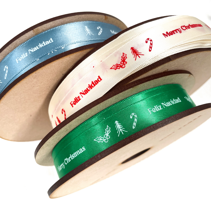 Listón de Navidad Entrega inmediata