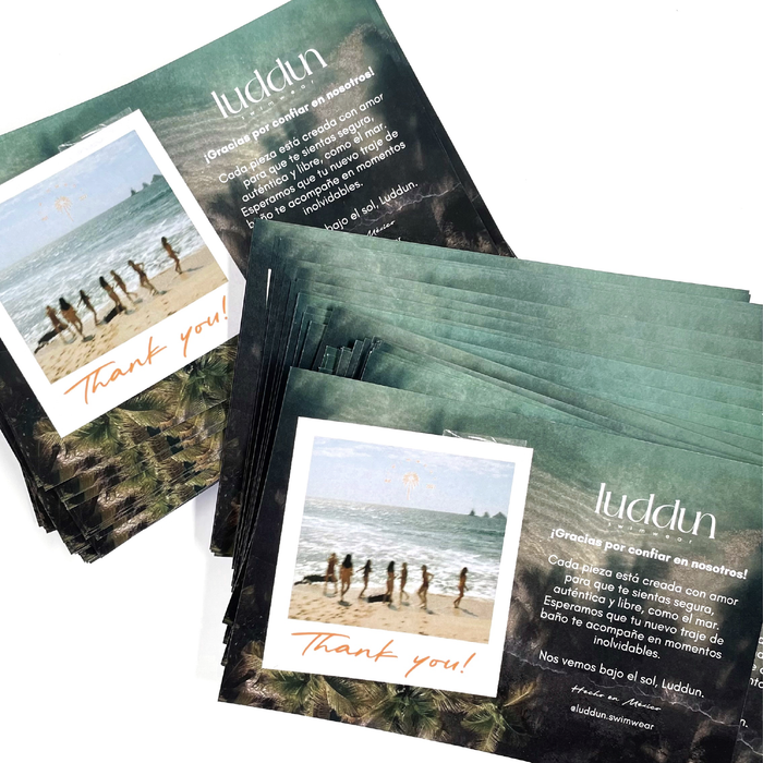 Thank you card / postales