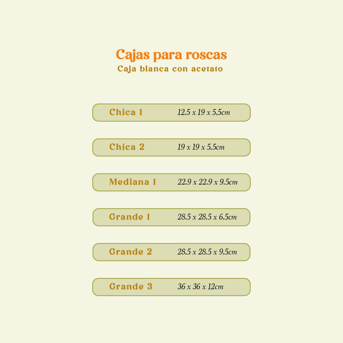 Cajas para roscas