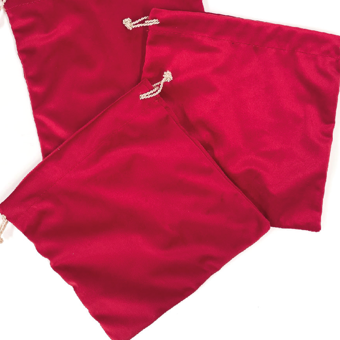 Bolsas de terciopelo para bolsas medianas 25x25cm