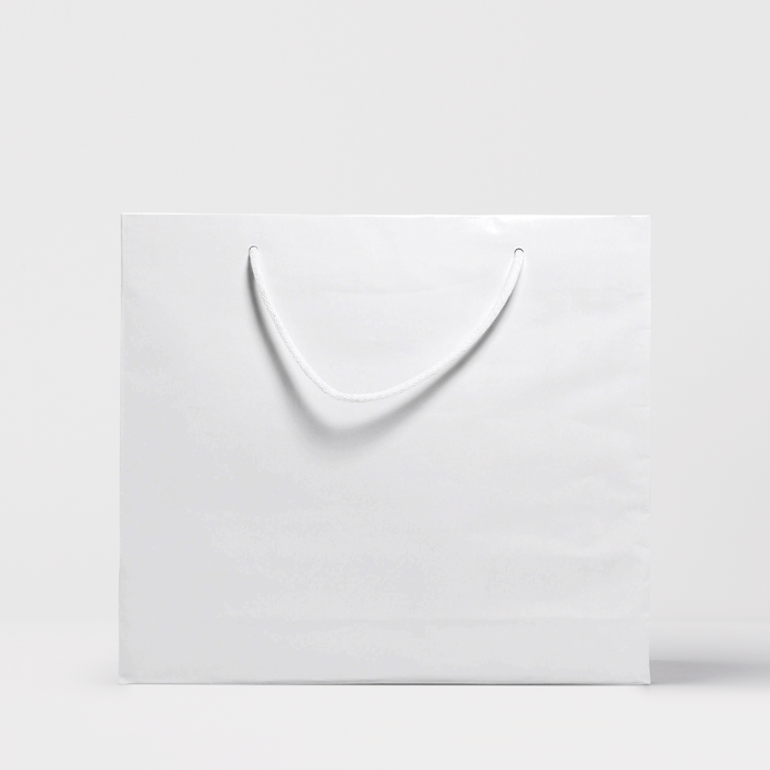 Bolsas de papel grandes personalizadas con tu logo o diseño. Bolsas de papel. Bolsas de papel grandes. Mint Pages