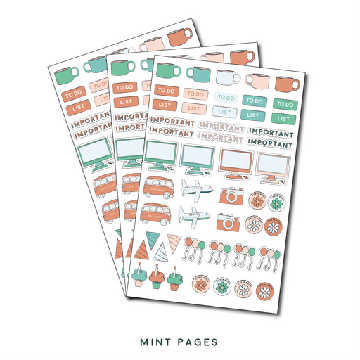 Planner Mint Pages
